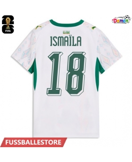 Günstige Senegal Ismaila Sarr #18 Heimtrikot Damen WM 2026 Kurzarm